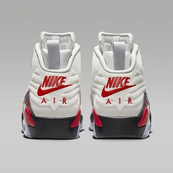 Nike Jumpman MVP Grey White Cream Sneakers Shoes Size 12 - Picture 5 of 13